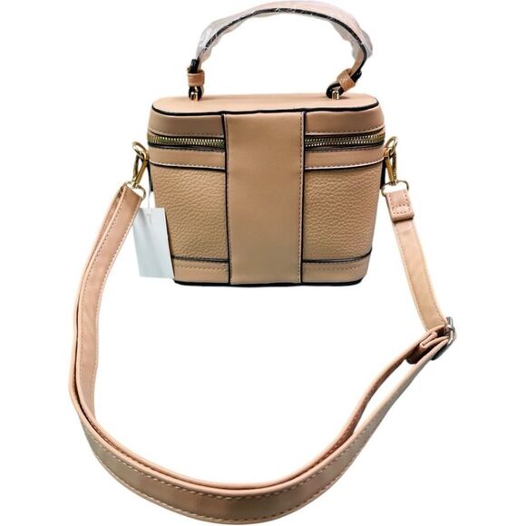Designer Inspired GG Vanity Tan Crossbody Handbag - Picture 6 of 8